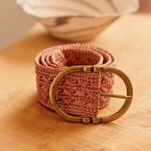 Sezane Fetiche Belt in Terracotta Size 90 (Like New)